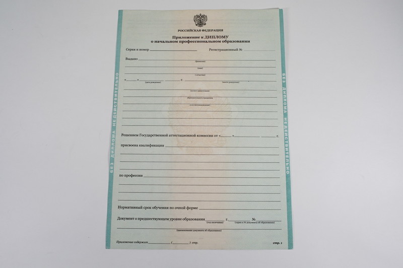 Диплом о начальном образовании  2010-2024 годов в Йошкар-Оле